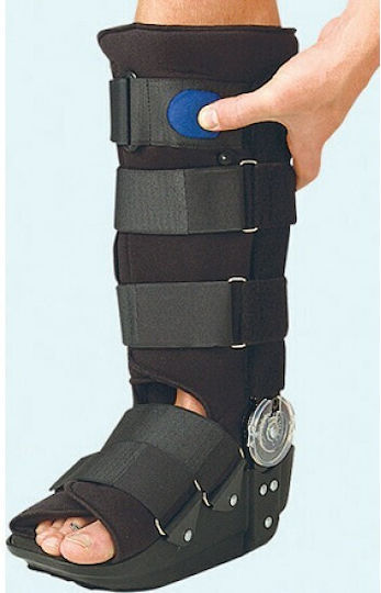 Medical Brace Adjustable Ankle Boot for Right Side in Black Color MB-6005