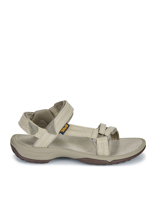 Fi Lite Women's Flat Sandals Sporty in Beige Color