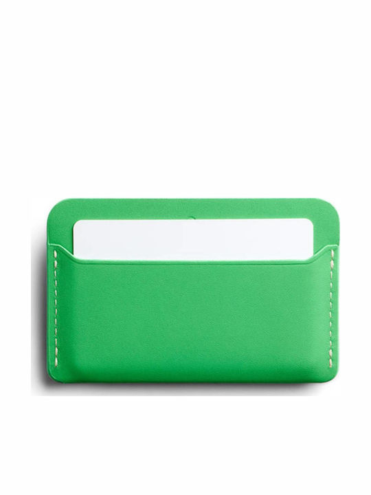 Кожен Мъжки Портфейл За Карти С RFID Зелен
