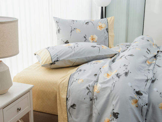 Liolios Home Cassandra Σετ Υπέρδιπλο 4τμχ 245x270εκ. Γκρι Liolios Home Cassandra Σετ Υπέρδιπλο 4τμχ 245x270εκ. Γκρι