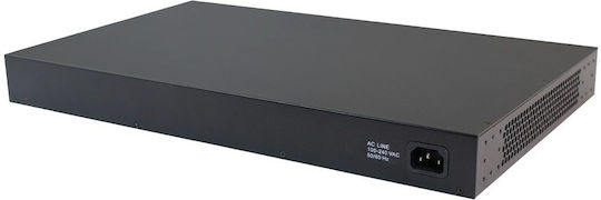 Allnet Managed L2 PoE+ Switch with 24 Gigabit (1Gbps) Ethernet Ports and 4 SFP Ports