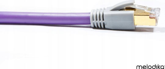 Melodika F/UTP Cat.6e (High Speed) Cablu De Rețea Ethernet 2.5m Violet