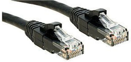 Lindy U/UTP Cat.6 Gigabit Network Cable Ethernet 7.5m Black