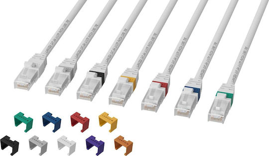 Lanview U/UTP Cat.6a Ethernet Network Cable 10m White