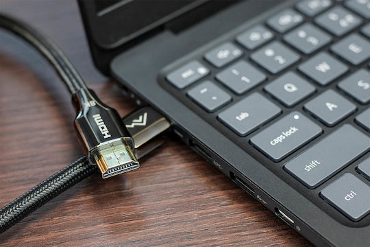 Montis HDMI 2.1 Ultra High Speed 48Gbps 4K 120Hz HDR VRR Cable HDMI male - HDMI male 1.5m Μαύρο