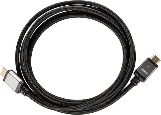 Montis HDMI 2.0 Premium High Speed 4K 60Hz HDR Cable HDMI male - HDMI male 5m Μαύρο