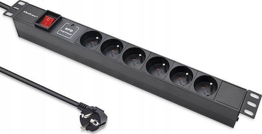 Qoltec Aluminum Pdu 19'' Rack 1u 16a 6xfrench 1.8m Translation Qoltec Aluminum Pdu 19'' Rack 1u 16a 6xfrench 1.8m