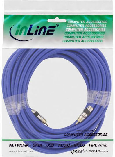 Intos Electronic 25m RCA male Cable (89825P)
