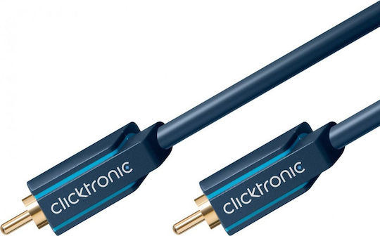 Clicktronic 70443 Cable RCA male - RCA male 1m