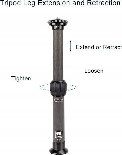 Sirui Carbon Fiber Photography & Video Monopod with Simple Sole and 15kg Maximum Load