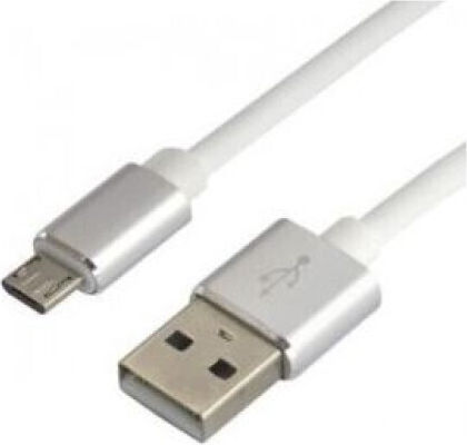 everActive Regular USB 2.0 to micro USB Cable Λευκό 1.5m (CBS-1.5MW) 1τμχ