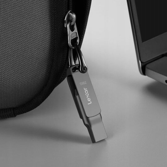 Lexar D400 32GB USB 3.1 Stick with connection USB-C & USB-A Gray