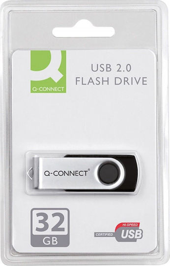 Q-Connect 32GB USB 2.0 Silver USB Stick