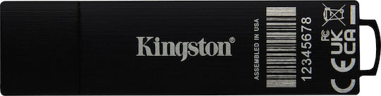 Kingston Ironkey D500s 32GB USB 3.2 Stick Μαύρο