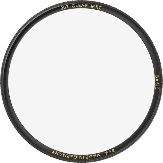 B+W Basic 007 Lens Filter Clear Diameter 72mm with MRC Coating Scratch Resistant for Camera Lenses