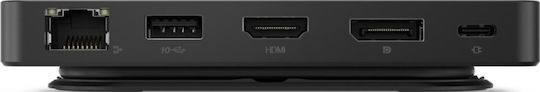 Lenovo Travel Docking Station with Dock / USB-C / Dual USB-C HDMI/DisplayPort 4K Ethernet Black
