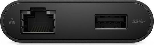 Dell USB-C Docking Station με HDMI Ethernet Μαύρο (MVF8N)