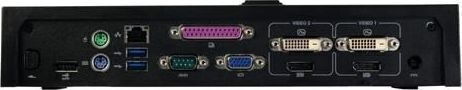 Dell Advanced E-Port II Dock Docking Station με DisplayPort Ethernet και σύνδεση 2 Οθονών Μαύρο