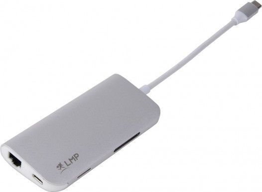 LMP USB-C Docking Station with HDMI 4K PD Ethernet Silver (14368)