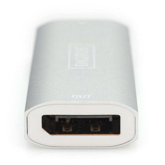 Digitus USB-C / DisplayPort 1.4 / USB-A Docking Station με 4K PD Ethernet Μαύρο (DS-55524)