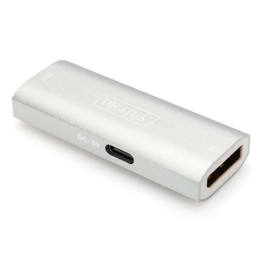 Digitus USB-C / DisplayPort 1.4 / USB-A Docking Station με 4K PD Ethernet Μαύρο (DS-55524)