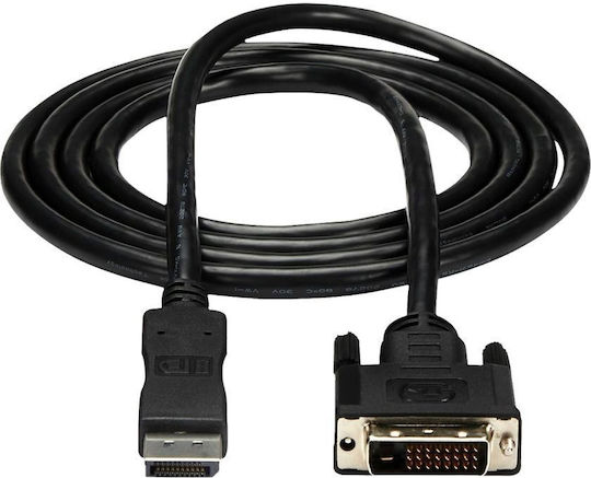 StarTech Cablu DVI-D - DisplayPort 1.8m Negru (DP2DVIMM6)