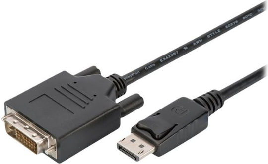 Digitus Cablu DVI-D - DisplayPort 2m Negru (AK-990900-020-S)