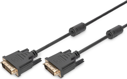 Digitus Kabel DVI-D-Stecker - DVI-D-Stecker 5m Schwarz (AK-320101-050-S)