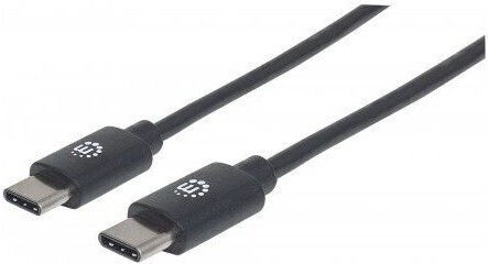 IC Intracom USB 2.0 Cable USB-C Male - USB-C Black 2m