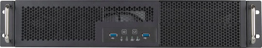 Silverstone RM23-502-MINI Server Mini Tower Κουτί Υπολογιστή Μαύρο