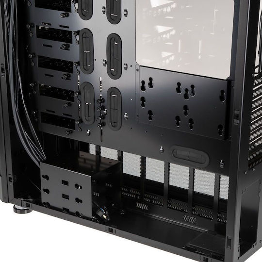 V3000WX Gaming Full Tower Κουτί Υπολογιστή με Πλαϊνό Παράθυρο και RGB Φωτισμό Μαύρο