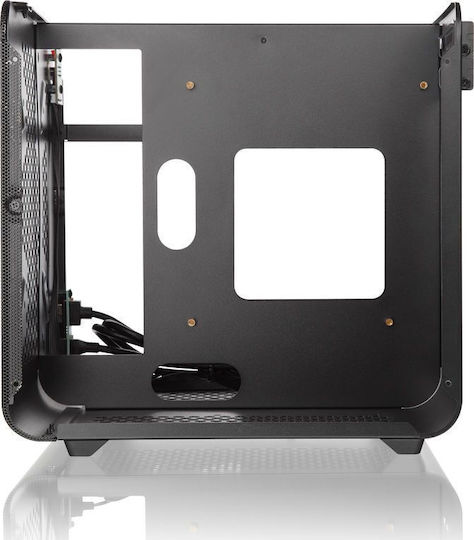 Raijintek Metis EVO TGS Gaming Mini Tower Κουτί Υπολογιστή με Πλαϊνό Παράθυρο Ασημί