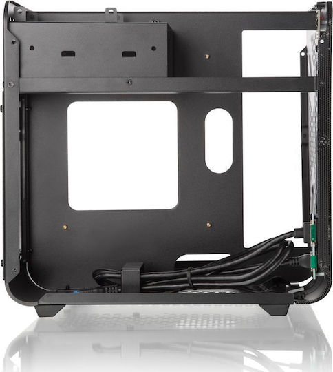Raijintek Metis EVO TGS Gaming Mini Tower Κουτί Υπολογιστή με Πλαϊνό Παράθυρο Ασημί