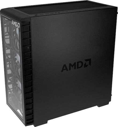 Kolink Observatory Y AMD SE - ARGB Gaming Midi Tower Κουτί Υπολογιστή με Πλαϊνό Παράθυρο Μαύρο