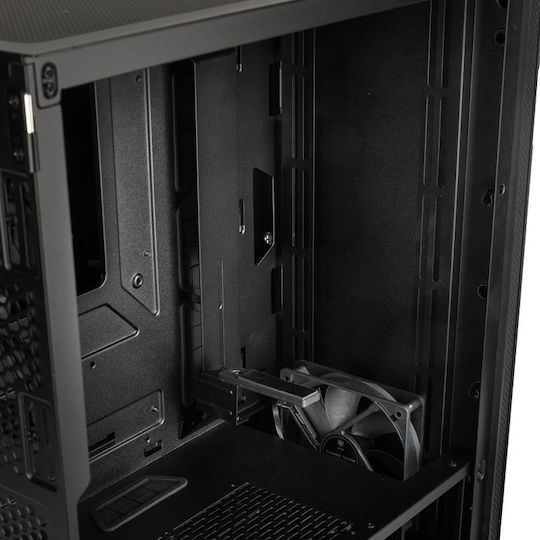 Kolink Stronghold Prime Gaming Midi Tower Computer Case with Side Window Black