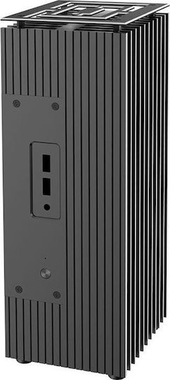 Akasa Turing AC Pro NUC Carcasă Calculator Negru