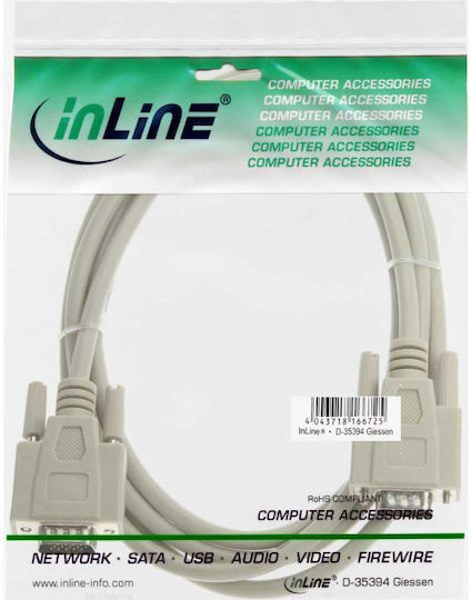InLine Cable VGA male - VGA male Γκρι 3m (17712A)