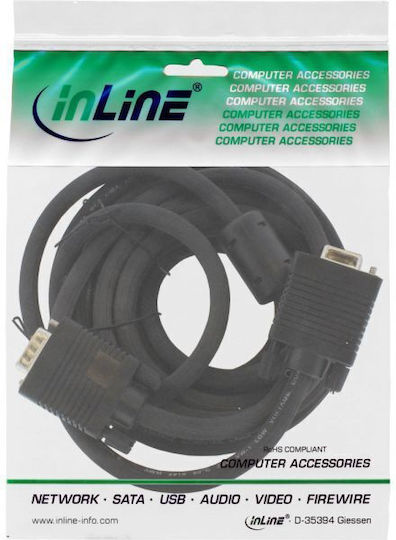 InLine Cable VGA male - VGA male Μαύρο 2m (17742B)