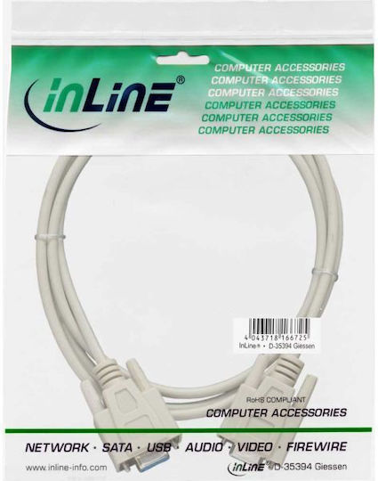 InLine Cable VGA male - VGA male Λευκό 3m (12223)