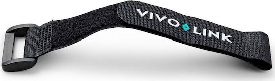 Vivolink Δεματικά Καλωδίων Πλαστικά σε Μαύρο χρώμα (25τμχ) (2,5CM)