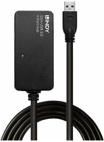 Lindy Hub 4 Θυρών USB 3.0 με σύνδεση USB-A