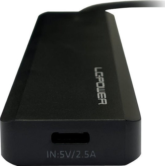 LC-Power Hub 4 Θυρών USB 3.0 με σύνδεση USB-A