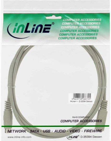 InLine Καλώδιο Κεραίας Coax male - Coax female 5m (13345) 1τμχ