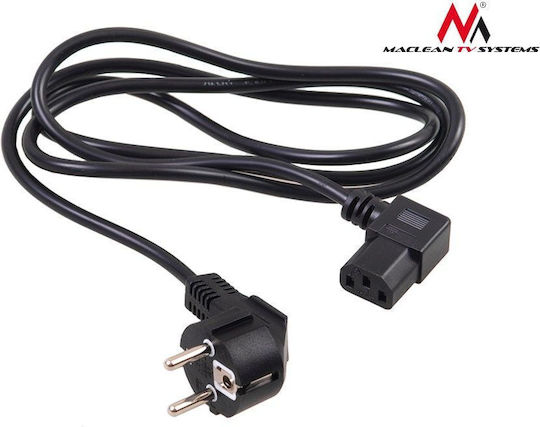 Maclean Energy Schuko / IEC C13 - Schuko / IEC C13 Cable 1.5m Μπλε MCTV-802