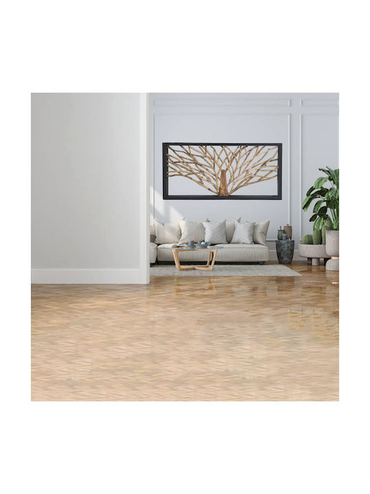 Artekko Mixed Art Solida Μαύρο από Ξύλο 120x6x60cm