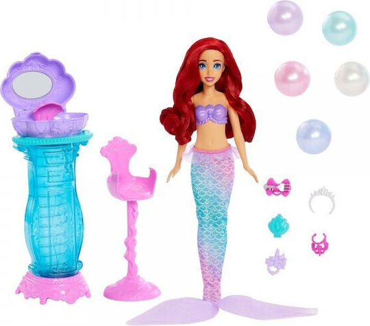 Ariel Vanity Pop Mermaid Shell Doll Disney Princess for Ages 3+ JBF86