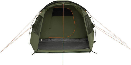 Easy Camp Kinn 4 Σκηνή Camping Igloo Πράσινη με Διπλό Πανί 4 Εποχών για 4 Άτομα 380x255x180εκ.