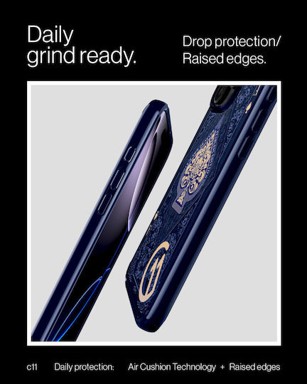 Spigen Ultra Hybrid T Задна корица Силикон / Пластмаса Син (iPhone 16 Pro MaxRealme C11)