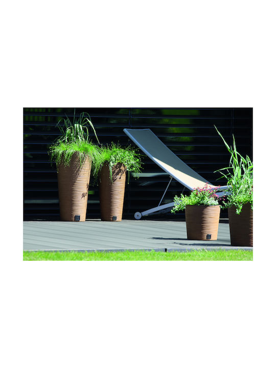 Ghiveci subțire din beton 15.5l 250mm X 480mm Prosperplast