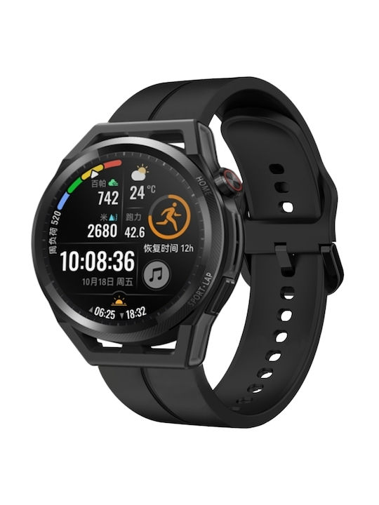 Curea din silicon Huawei Watch GT Runner 22mm Negru Curea din silicon Huawei Watch GT Runner 22mm Negru